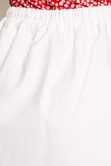 Юбка "Стильный уикенд" (белая) Ю3510