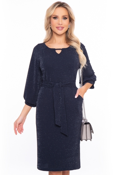 Платье "Венецианская ночь" (сапфир) П3039