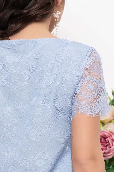 Платье "Шантильи" (голубое) П5791