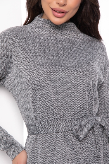 Платье "В ритме мегаполиса" (грей) П7999