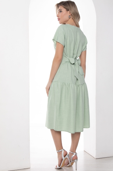 Платье "Ева" (зеленый) П10009
