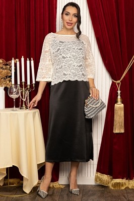 Костюм Прованс (черно-молочный) К14678-10М