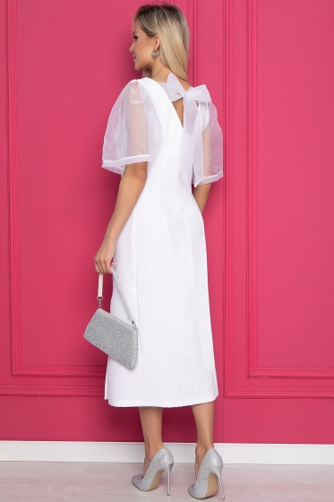 Платье Мадонна (белое) П10288