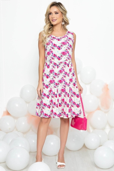 Платье "Танец ветра" (розы) П5441