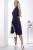 Платье "Королева красоты" (синее/полоска) П7405 Платье "Королева красоты" (синее/полоска) П7405