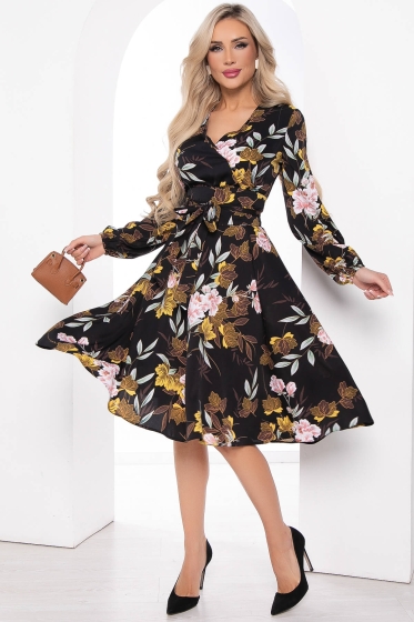 Платье "Тильда" (черное) П8417