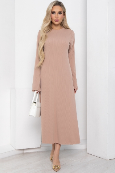 Платье макси (беж) П8577