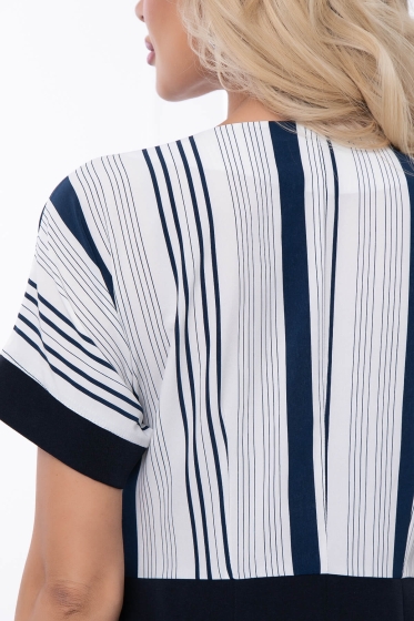 Платье "Неотразимая" (синее) ХИТ П6781