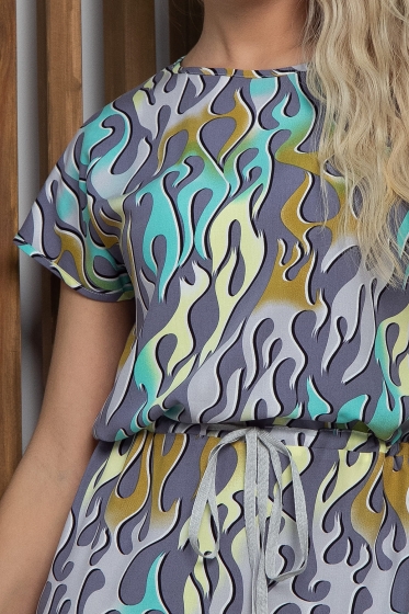 Платье Мэри (серое) П13356-12М