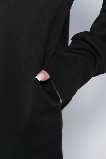 Платье Стелла (черное) П12704-5