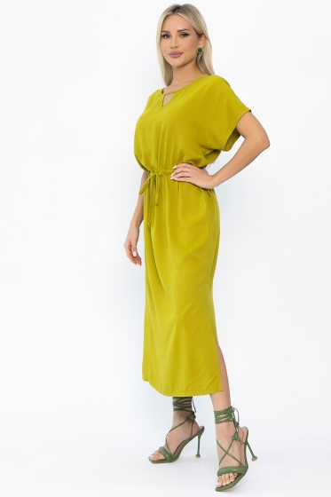 Платье Вистерия (зеленое яблоко) П13945-5М
