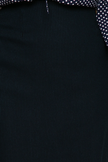 Юбка "Кира" (черно-синяя) Ю8432