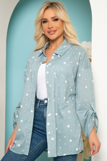 Рубашка "Бриана" (ментол) Б3863