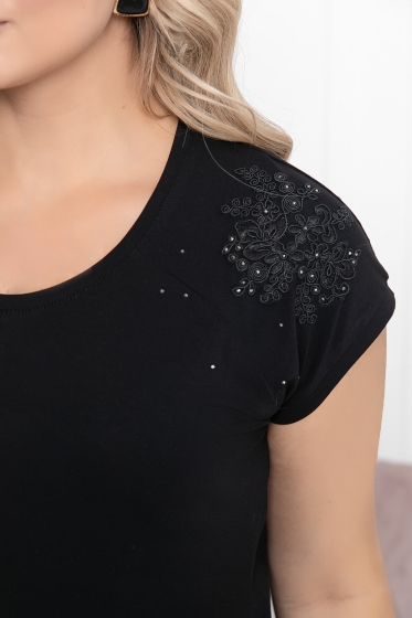 Блуза "Энни" (блэк) Б6024