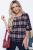 Блуза "Кейла" (клетка) Б7186 Блуза "Кейла" (клетка) Б7186