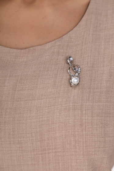 Платье "Ева" (бежевый) П10010