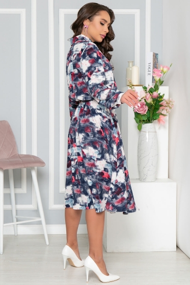 Платье "Джасинта" (фантазийный принт) П4510