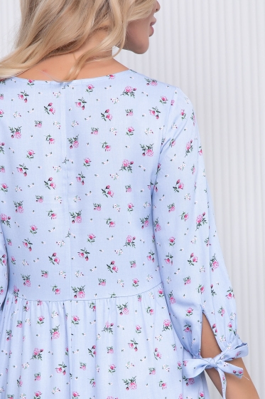 Платье "Романтика" (голубое) П7068