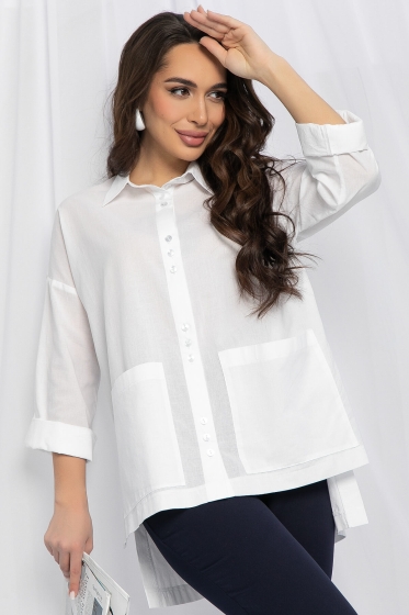 Рубашка Безупречный вкус (белая) Б13089-29М