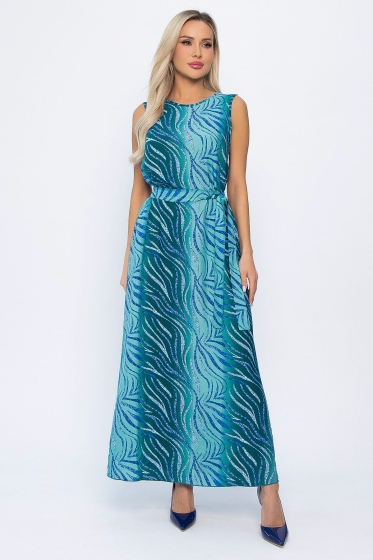 Платье Алхери (зеленое) П13824-12М