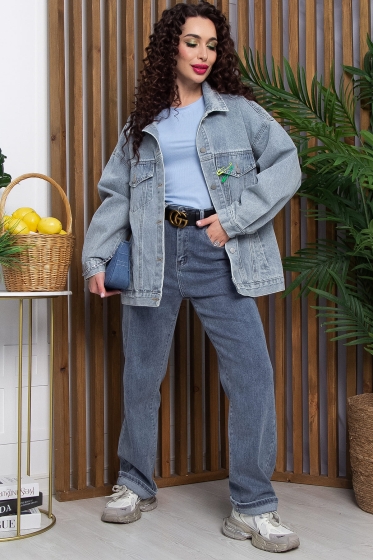 Джинсы Стильная походка (синие) Б13371-4М