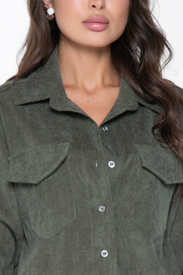 Костюм "На пульсе моды" (хаки) К2587