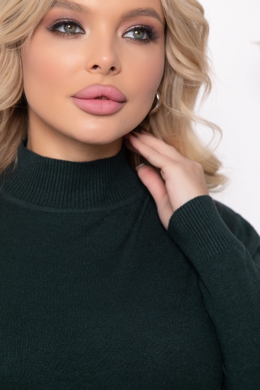 Водолазка "Осенняя история" (грин) Б7869