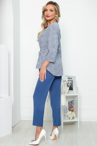 Костюм "Стильная дива" (синий) К5415