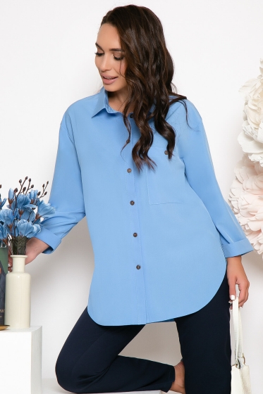 Рубашка "Франциска" (голубая) Б3920